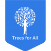 Label logo Trees for All