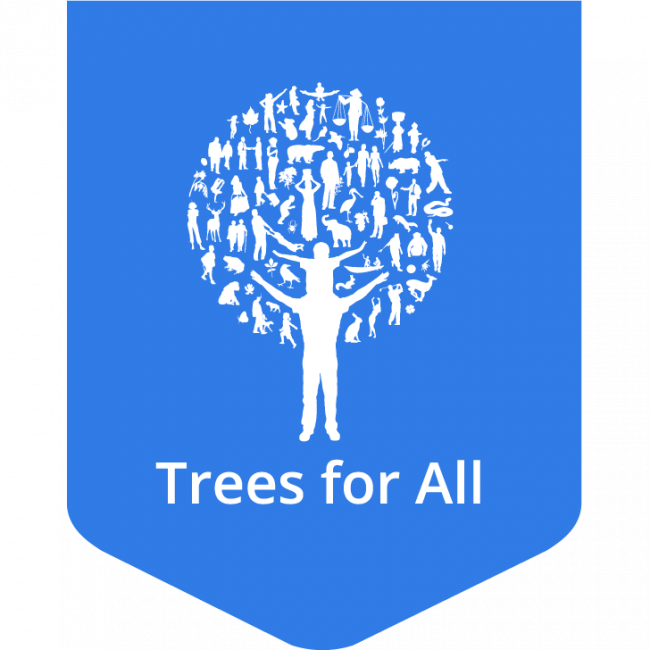 Label logo Trees for All